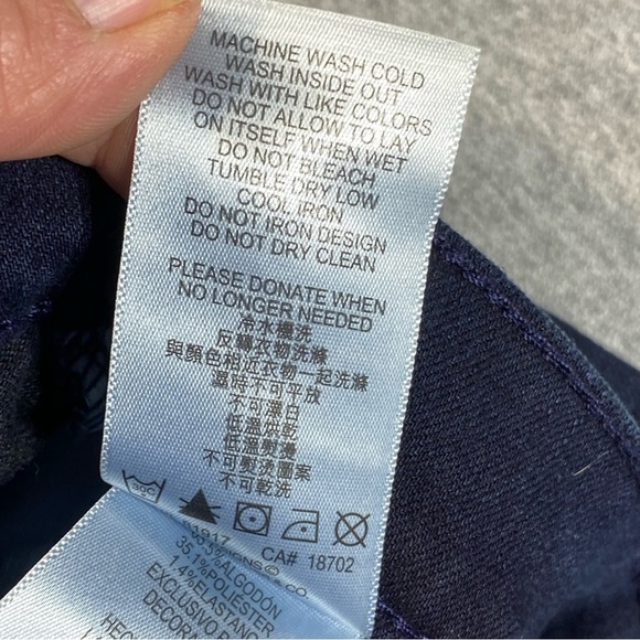 Levi's 511 Jeans Womens Sz 14R W27 L27 Dark Blue Slim Stretch Mid Rise Denim NWT - Picture 13 of 16